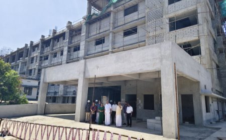കുന്നംകുളം താലൂക്ക് ആശുപത്രി നിര്‍മ്മാണം മാര്‍ച്ച് 31 നകം പൂർത്തിയാകും; എം.എല്‍.എ എ.സി മൊയ്തീൻ സന്ദര്‍ശിച്ചു