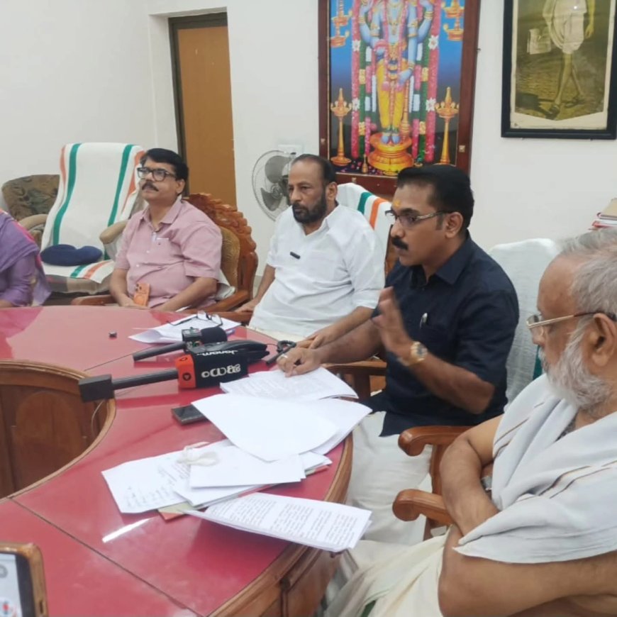 ഗുരുവായൂരെത്തുന്ന ഭക്തർക്ക് സുഖക്ഷേത്ര ദർശനം ഒരുക്കുന്നതിന് പരീക്ഷണാടിസ്ഥാനത്തിൽ ഓൺലൈൻ സംവിധാനം (വെർച്വൽ ക്യൂ ) നടപ്പാക്കുമെന്ന് ദേവസ്വം ചെയർമാൻ എ.വി.ഗോപിനാഥ്